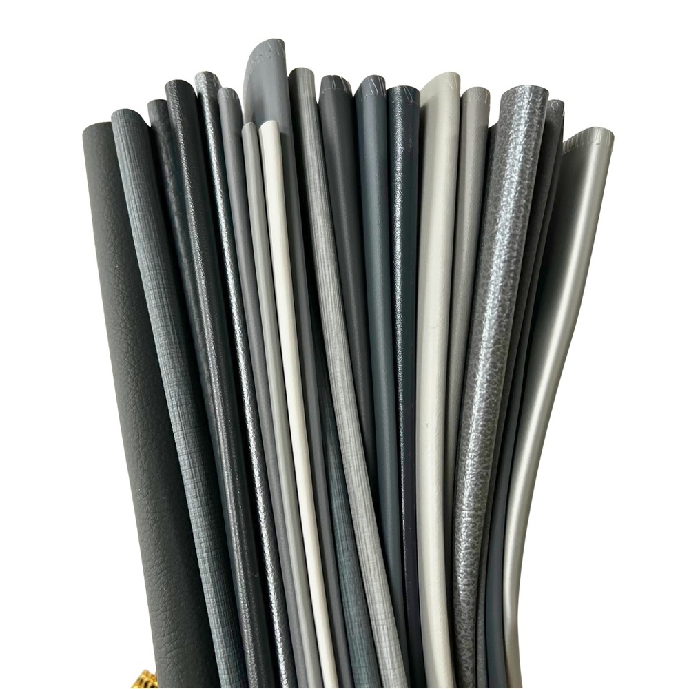 20 Designer Gray Faux Leather Fabric Swatches Quilting Crafts Sewing Upholstery